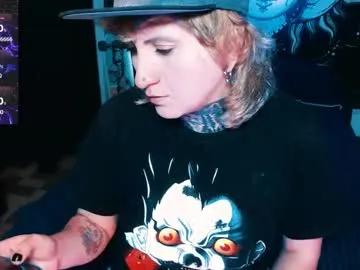 ftmblueyes — Current Goal: GET NAKED SHOW BODY at 147 tokens -- rockstyle!! 80'sOpenPVTplay pussy  #BIGCLIT #ftm #tomboy #hairy #goth