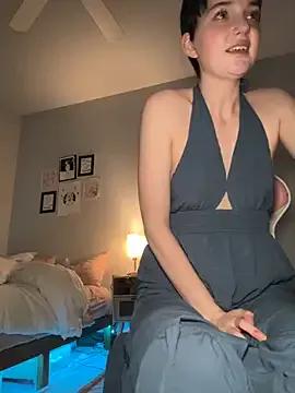 Ella-Blue — unbox and try new glass dildo